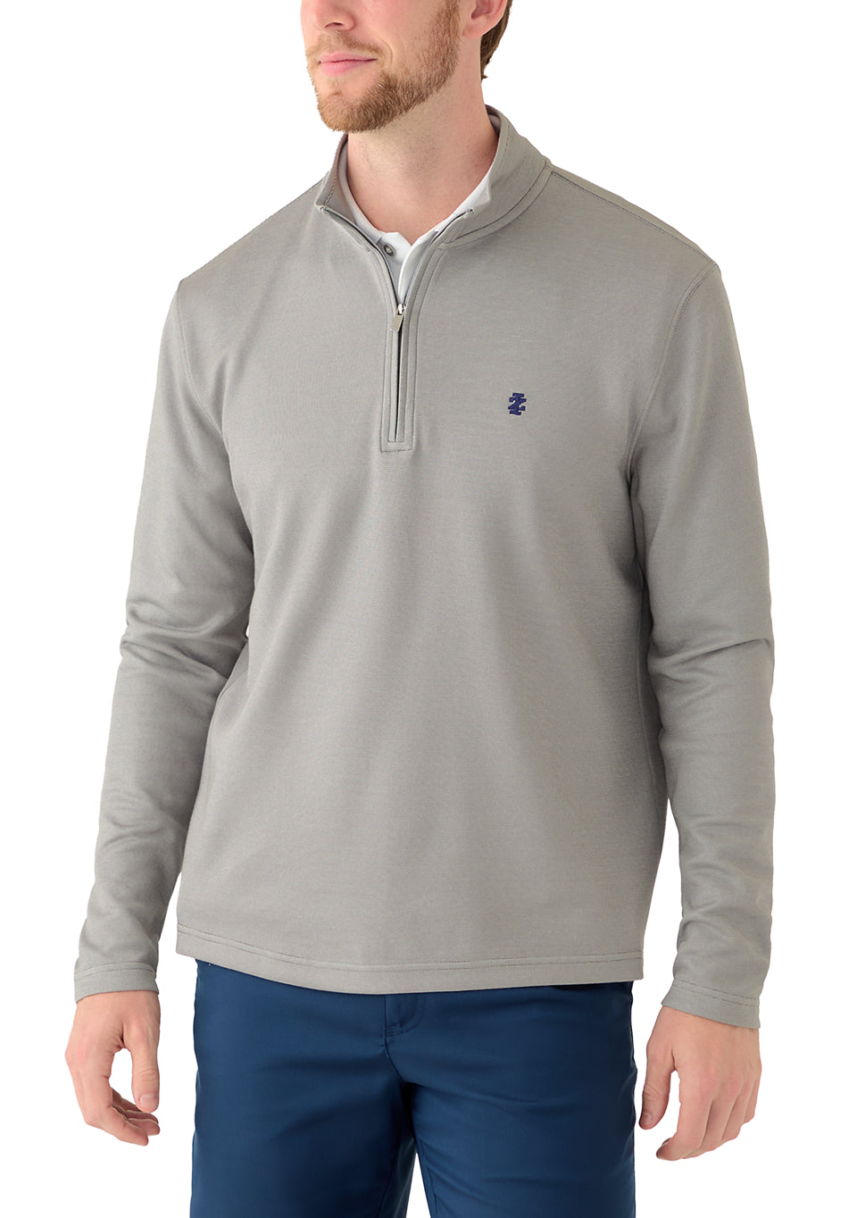 Izod Mens Lightweight Performance Quarter Zip Pullover size XL