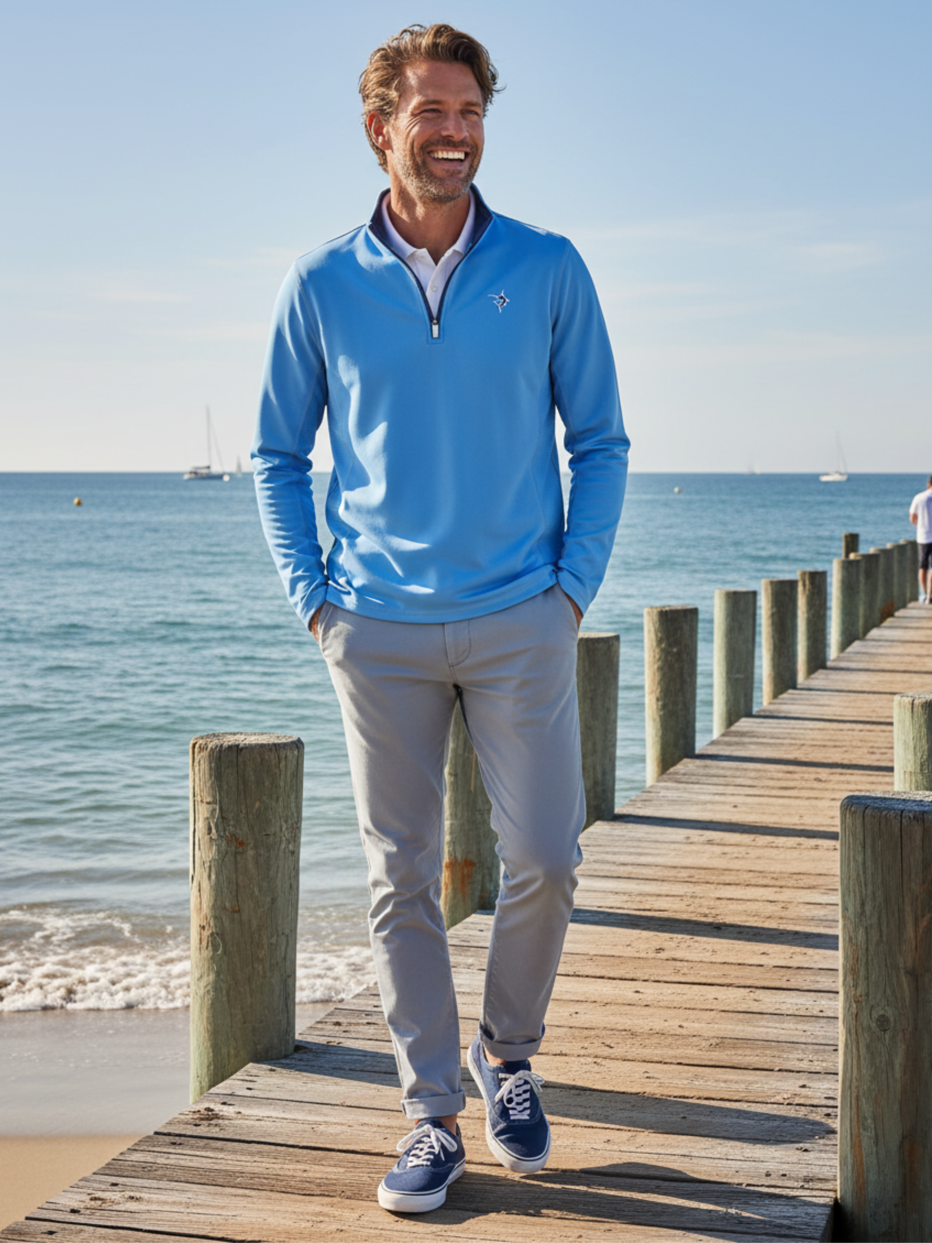 Montauk Quarter Zip Midweight Comfort