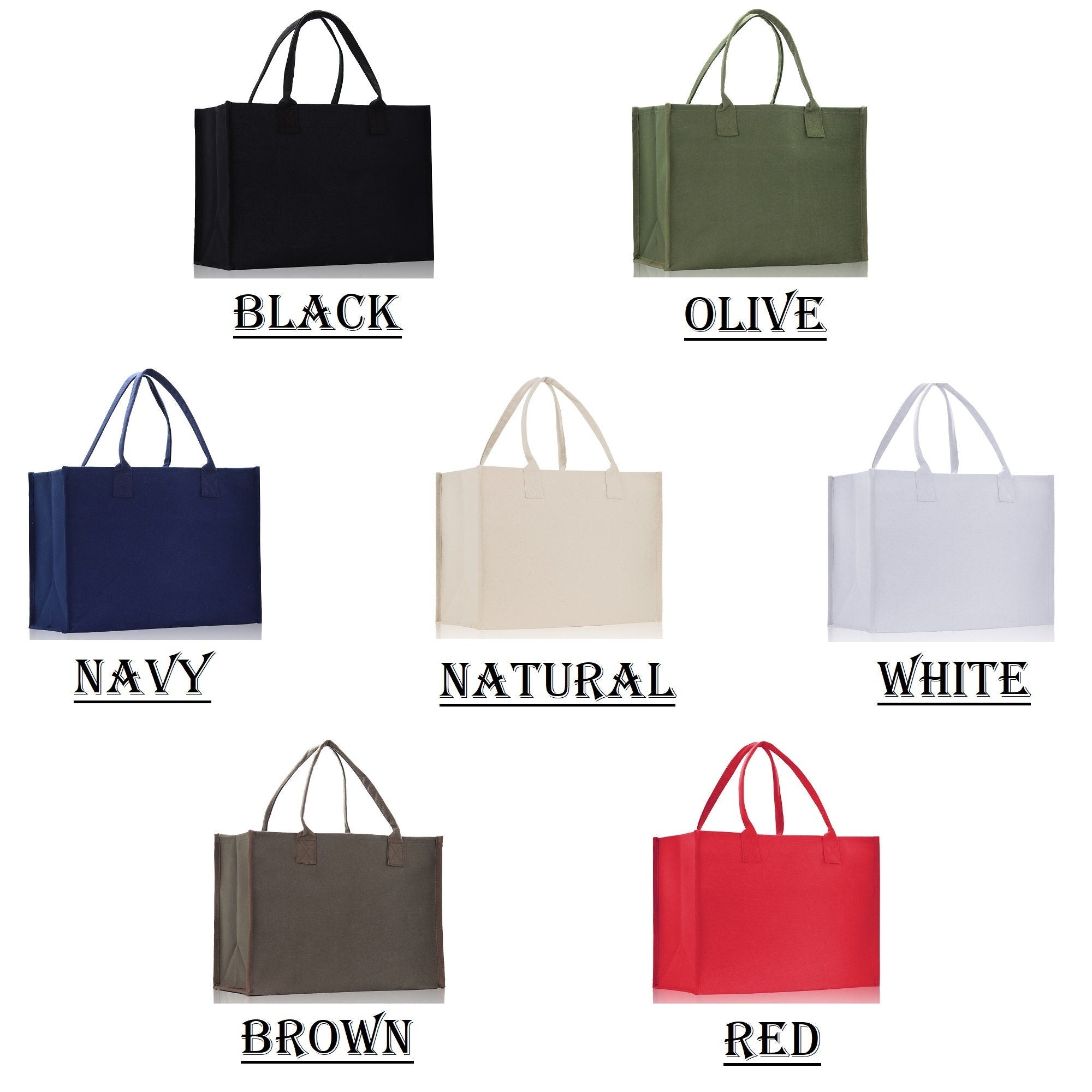 Mother of The Bride Large Print Tote Bag 100% Cotton Canvas Bridal Party Tote Bachelorette Bag Bridal Chic Tote Bags Wedding Totes