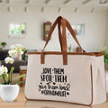 Grandma Tote Bag Grandma's Getaway Bag Grandma Nana Bag Grandma Gift Bag Shopping Bag Mothers Day Gift Live Love Spoil Bag Grandma Beach Bag