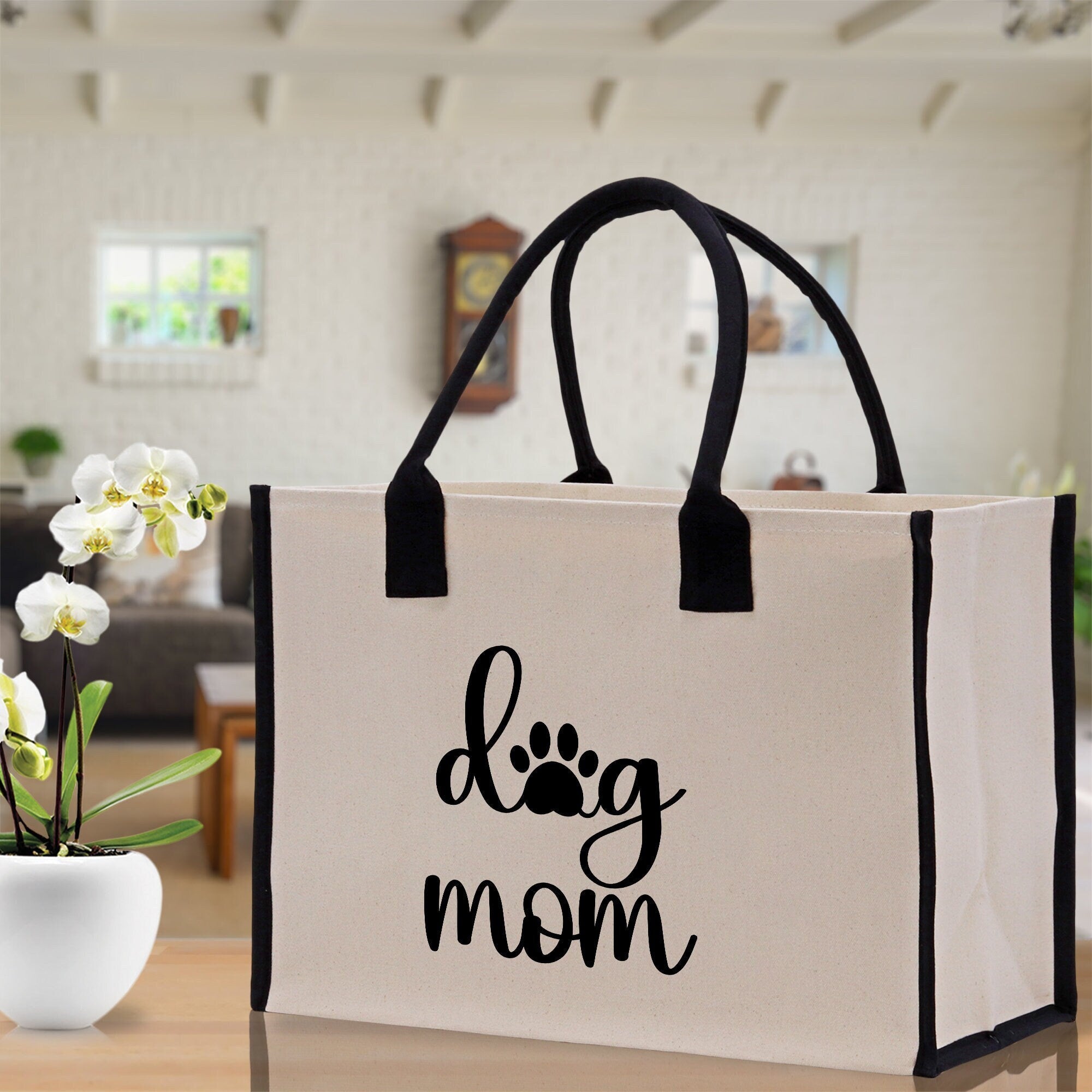 Dog Travel Bag Mom Tote Bag Mama Tote Mom Stuff Bag Mommy Bag Dog Mom Gift Dog Mom Bag Mom Gift Best Mom Ever Bag Boy Girl Mama Tote
