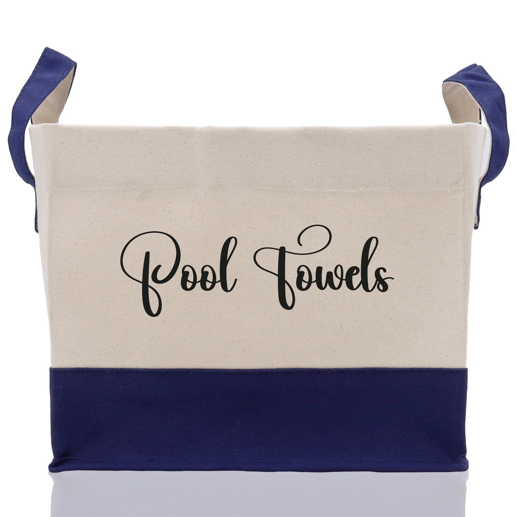 Personalized Canvas Storage Tote Bag Nursery Storage Towel Storage Kids Toy Storage Cloth Storage Storage Bin Storage Tubs Mudroom Storage