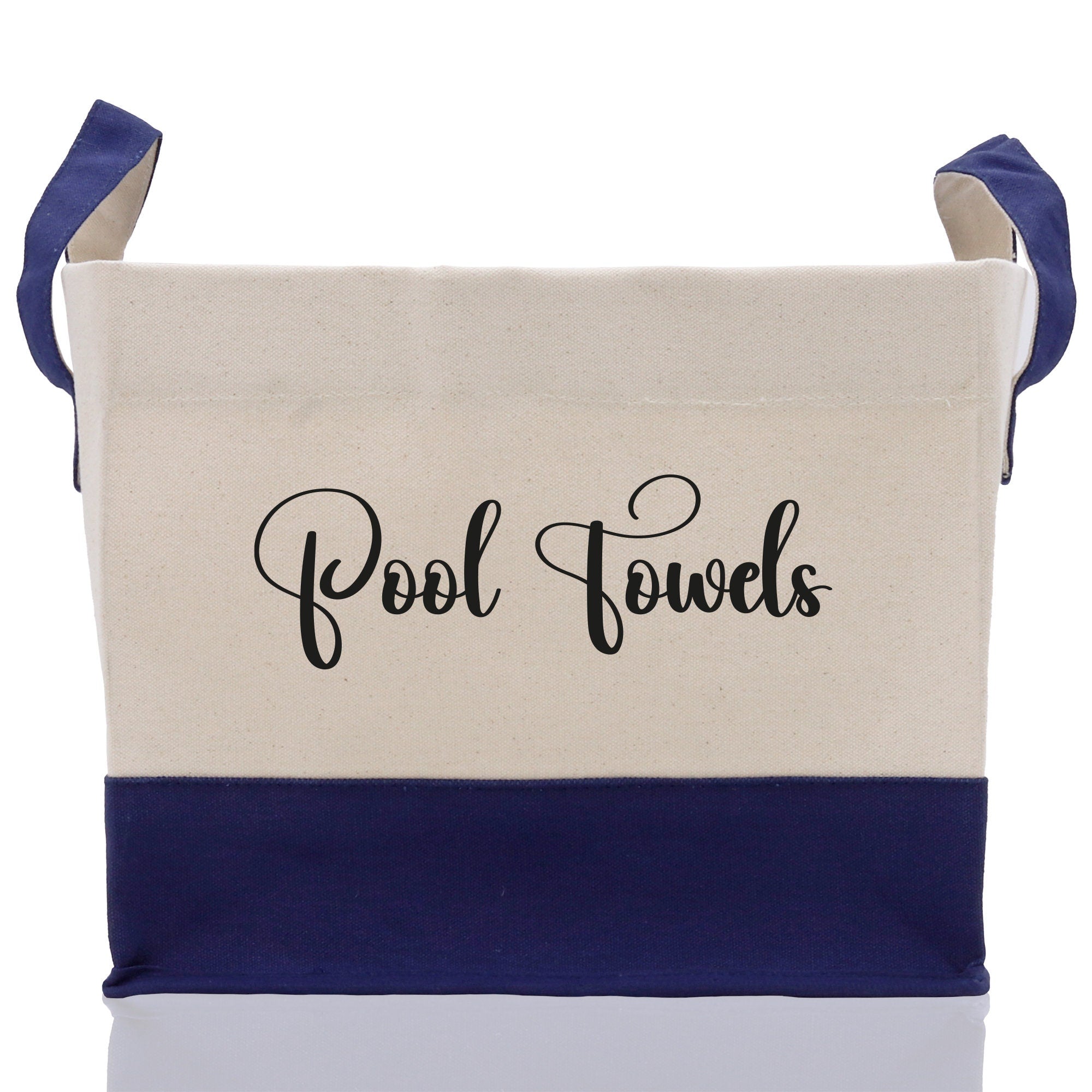 Personalized Canvas Storage Tote Bag Nursery Storage Towel Storage Kids Toy Storage Cloth Storage Storage Bin Storage Tubs Mudroom Storage