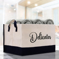Personalized Canvas Storage Tote Bag Nursery Storage Towel Storage Kids Toy Storage Cloth Storage Storage Bin Storage Tubs Mudroom Storage