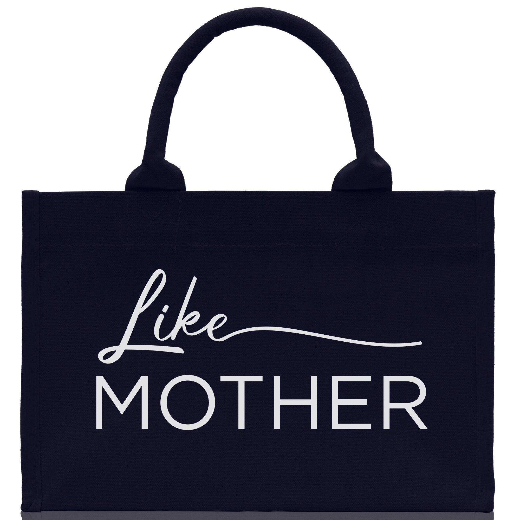 Like Mother Like Daughter Cotton Canvas Tote Bag Christmas For Mom Daughter Mather's Day Gift From Daughter Tote Bag Mom Daughter Gifts Bag
