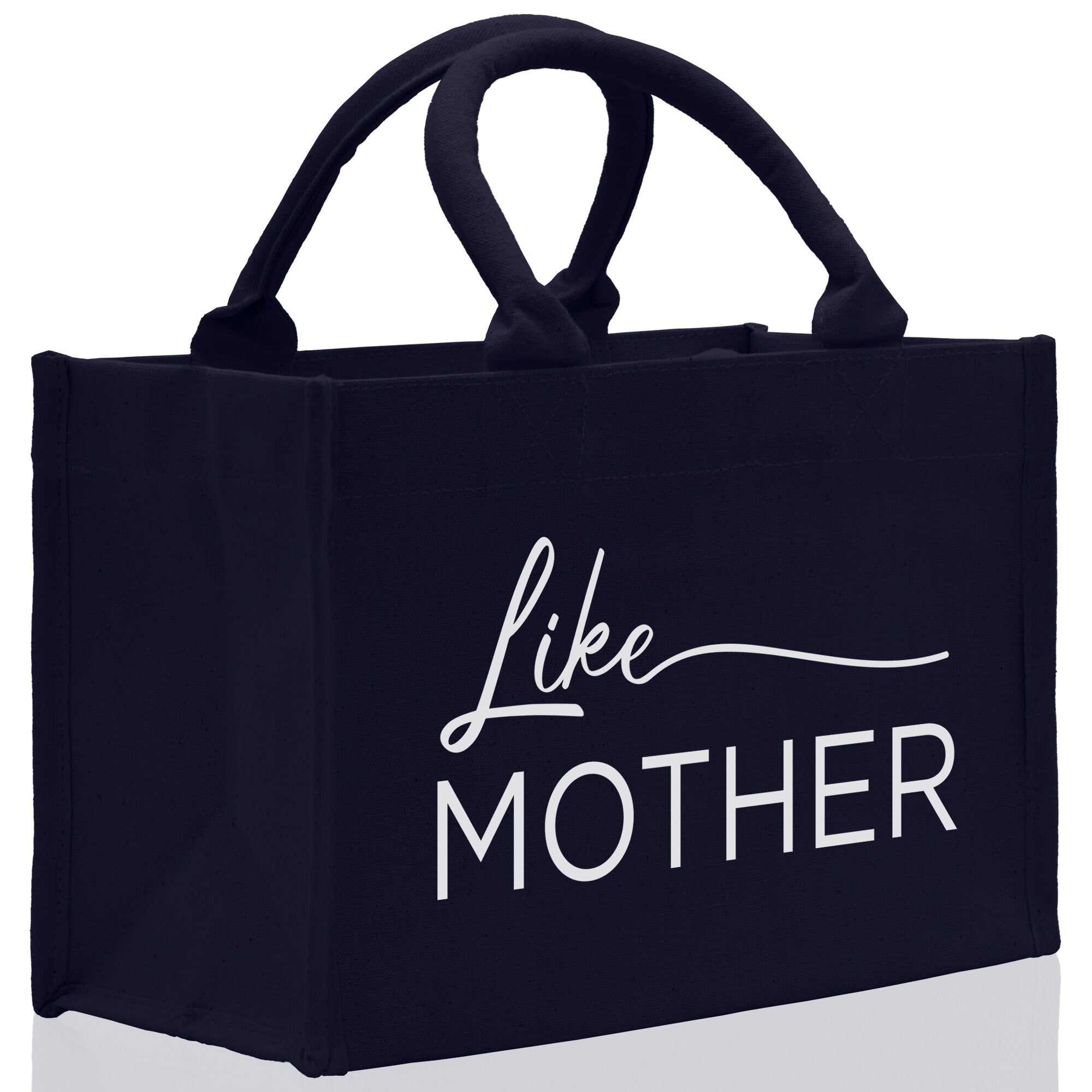 Like Mother Like Daughter Cotton Canvas Tote Bag Christmas For Mom Daughter Mather's Day Gift From Daughter Tote Bag Mom Daughter Gifts Bag