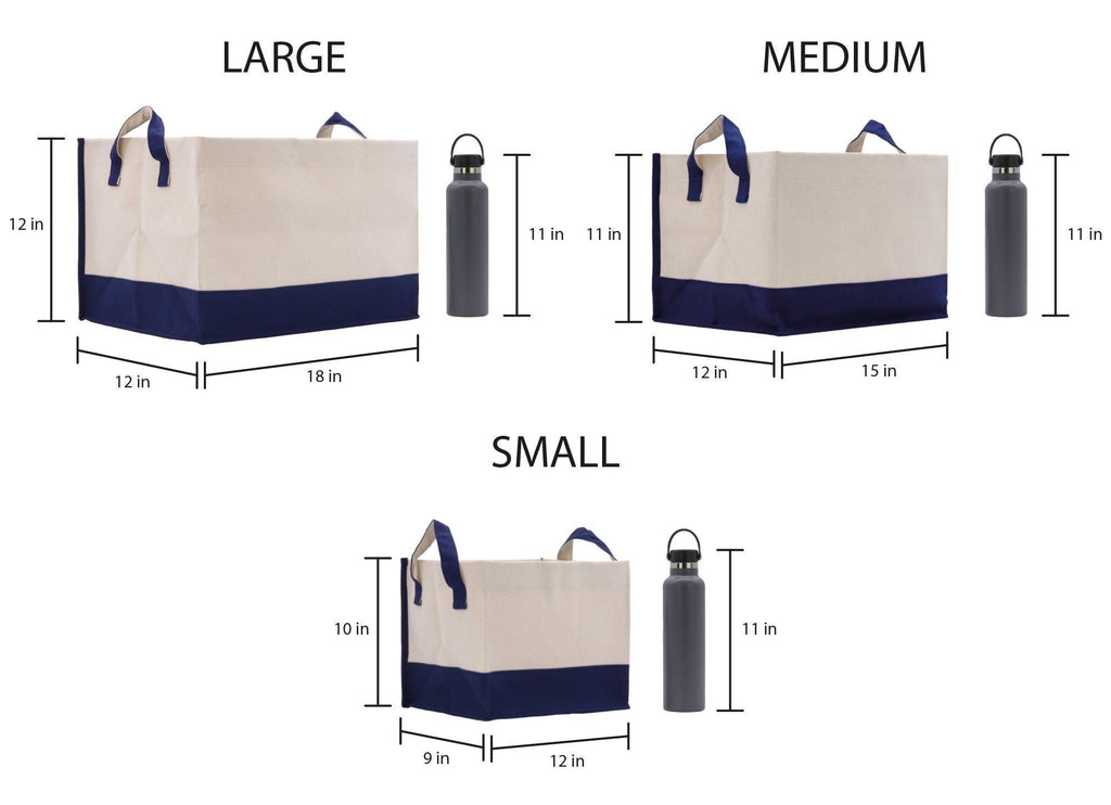 Personalized Canvas Storage Tote Bag Nursery Storage Towel Storage Kids Toy Storage Cloth Storage Storage Bin Storage Tubs Mudroom Storage