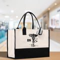 Nurse RN Tote Custom Name Personalized Cotton Canvas Tote Bag Nurse Gift Future Nurse Gift Nursing Student Graduation Gift