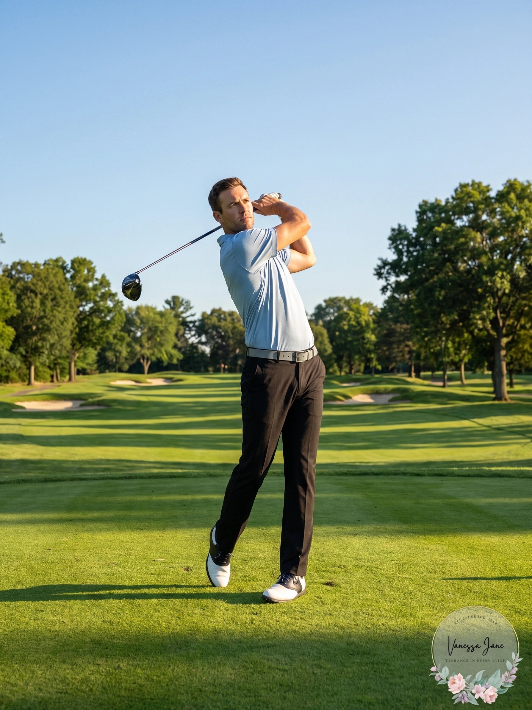 PGA Tour Men’s Flat-Front Golf Pants