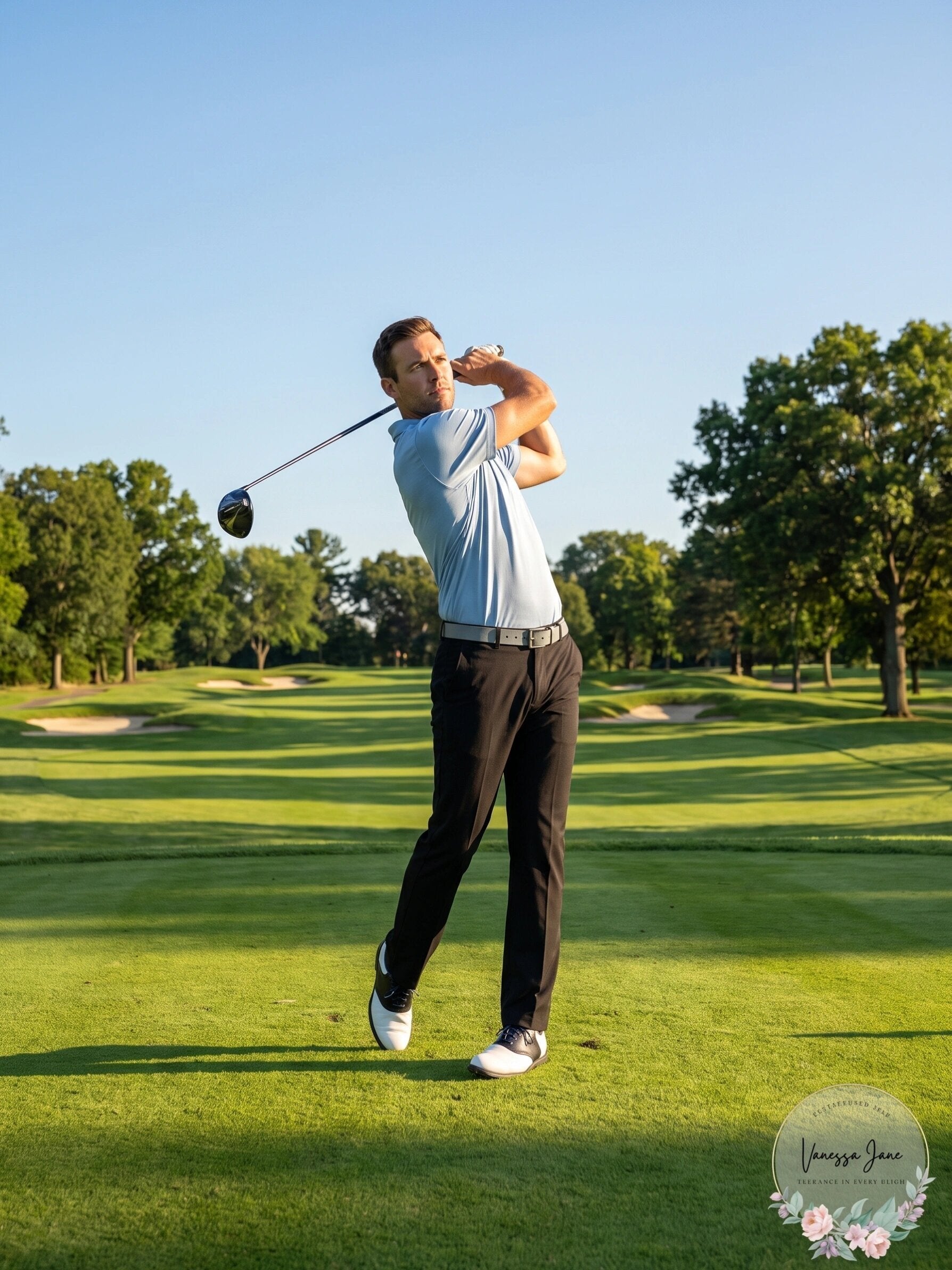 PGA Tour Men’s Flat-Front Golf Pants
