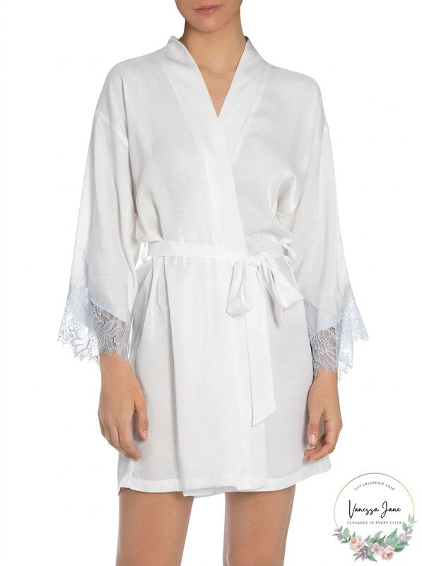 In Bloom by Jonquil Lace Trim Robe
